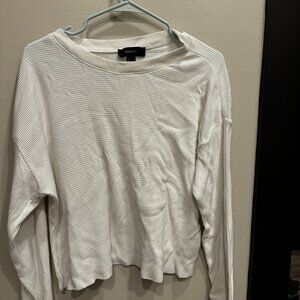 forever 21 waffle loose long sleeve top